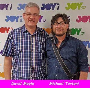 David Moyle and Michael Tortoni at JOY 94.9