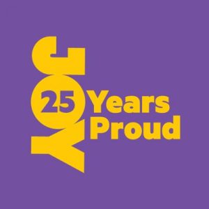 Joy 25 Years Proud Logo