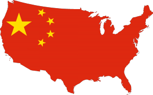 map_of_USA_China_flag