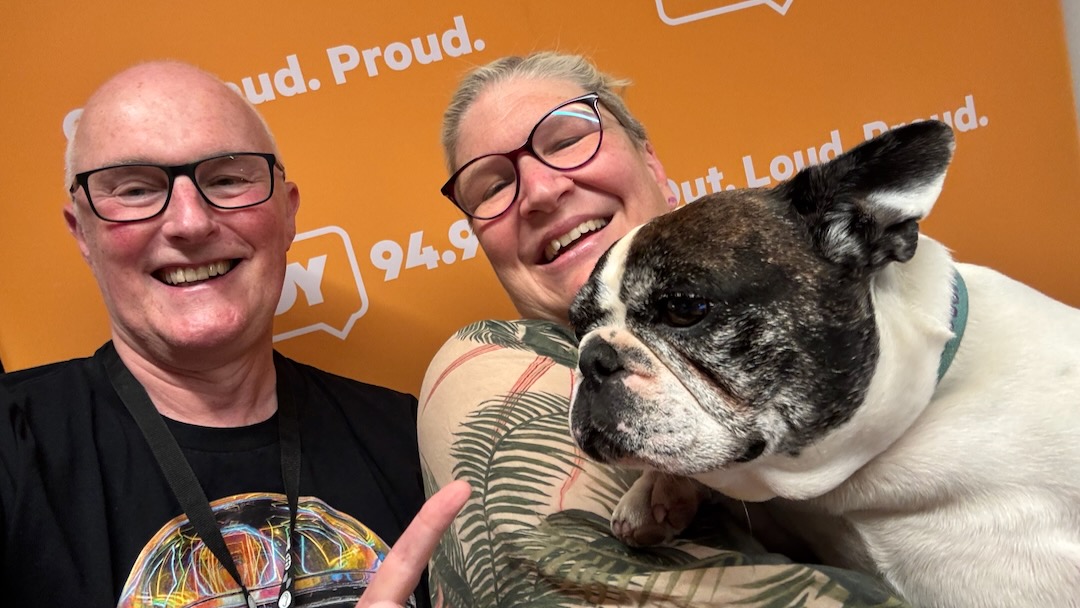 Tamzyn Bielecka with Ava – JOY Presenter & Operations Manager