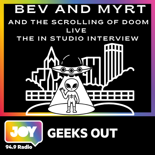 Bev and Myrt – Queer Elders, Aliens, and AI Panic