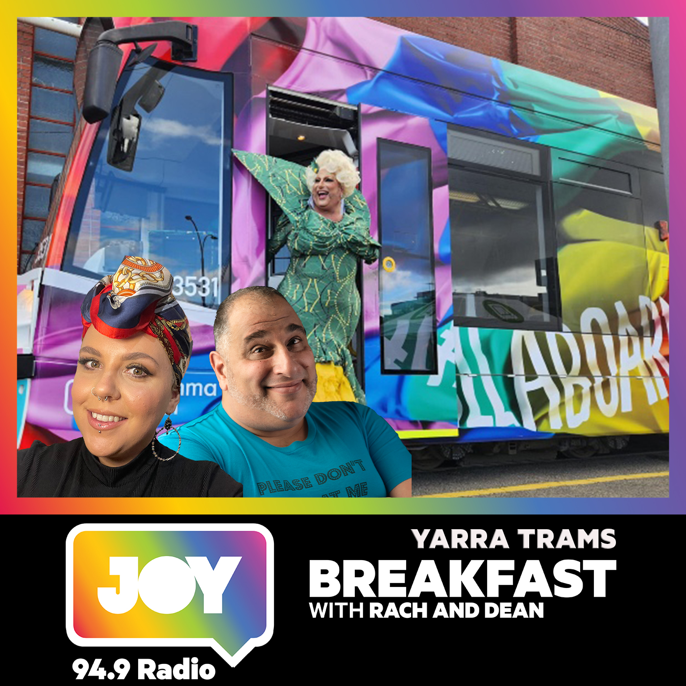 Do you have the next big design for the All Aboard Pride Tram?