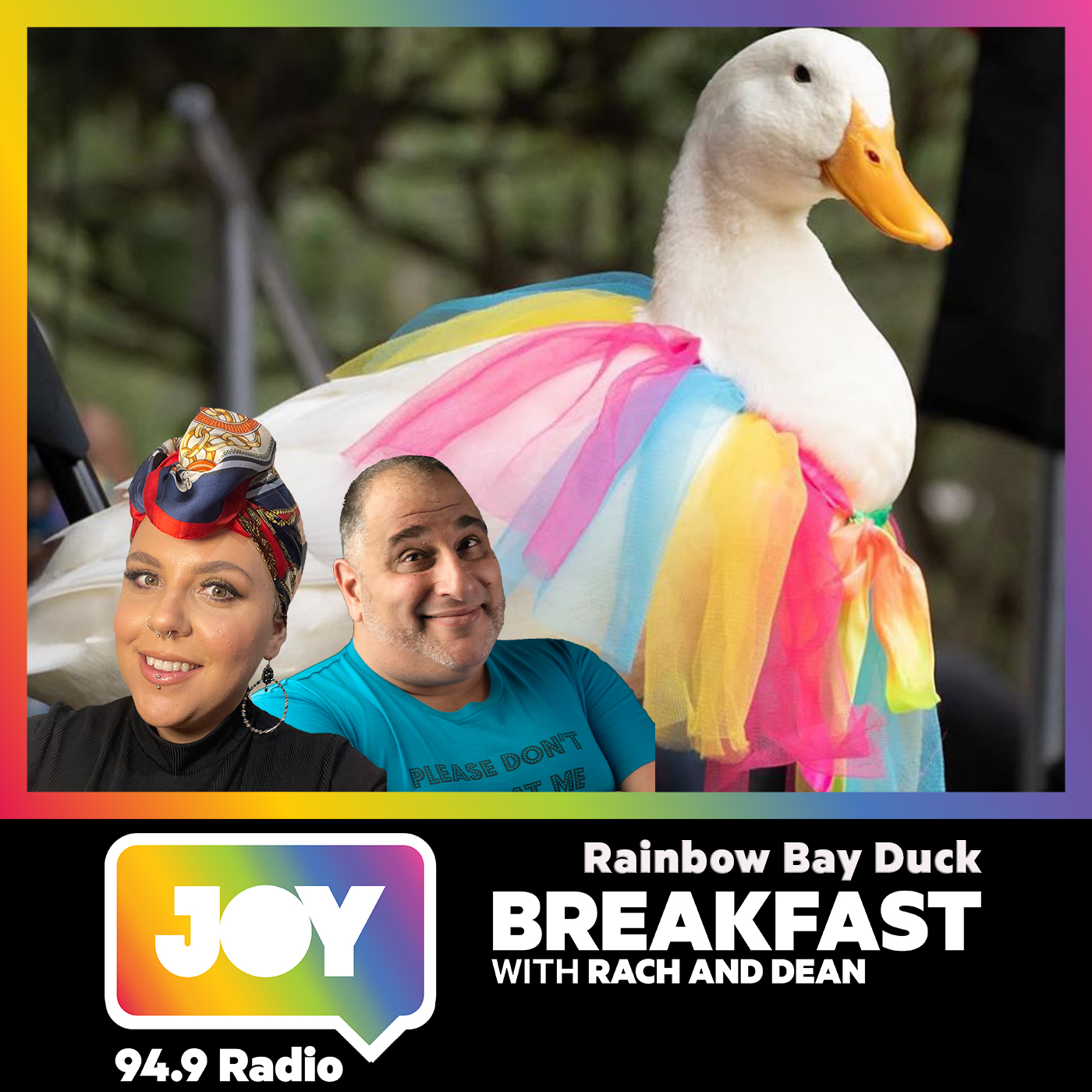 Rainbow Bay Duck wins Gold Coast Pride Dog Show