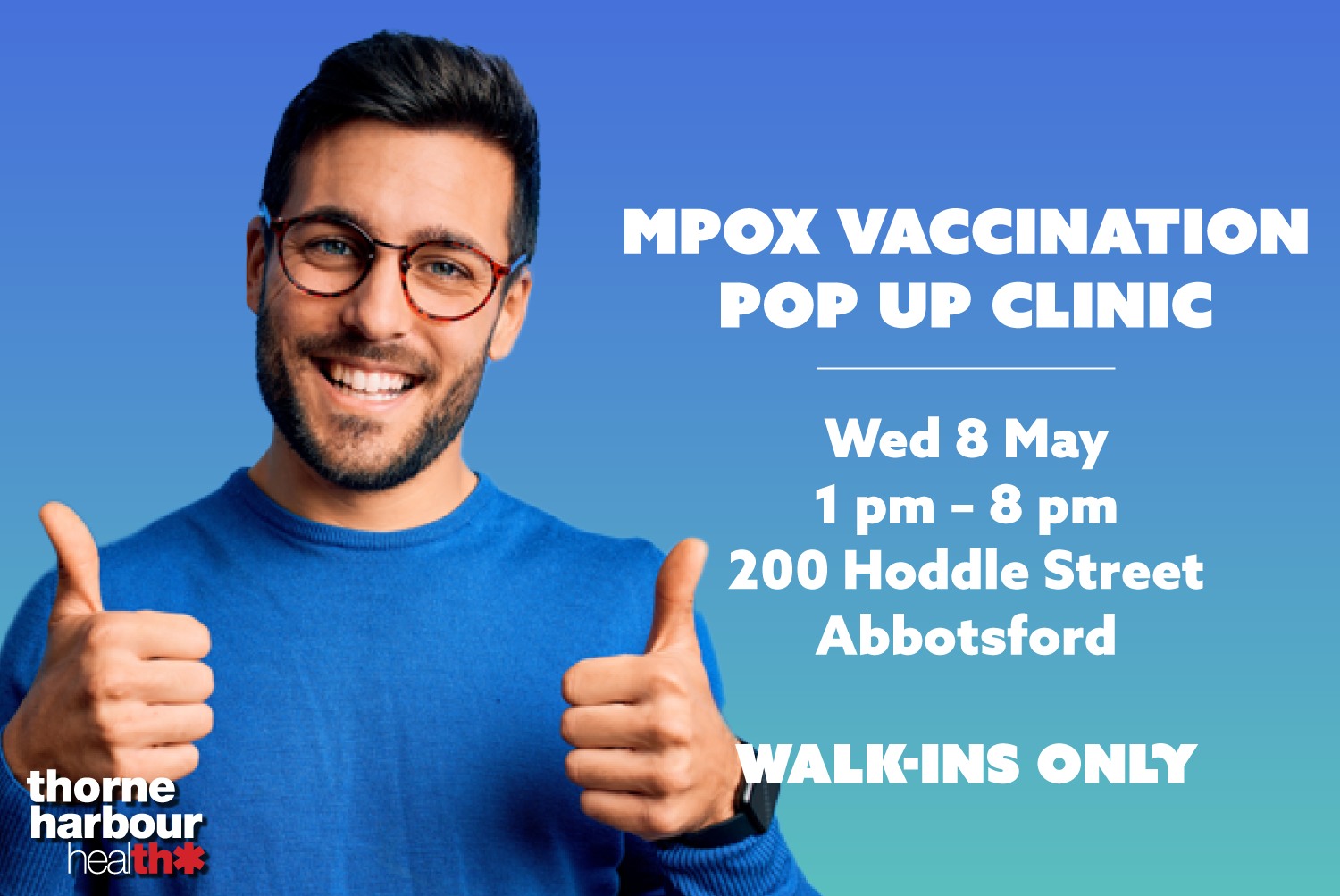 Pop up MPOX vaccine clinic in Melbourne this week