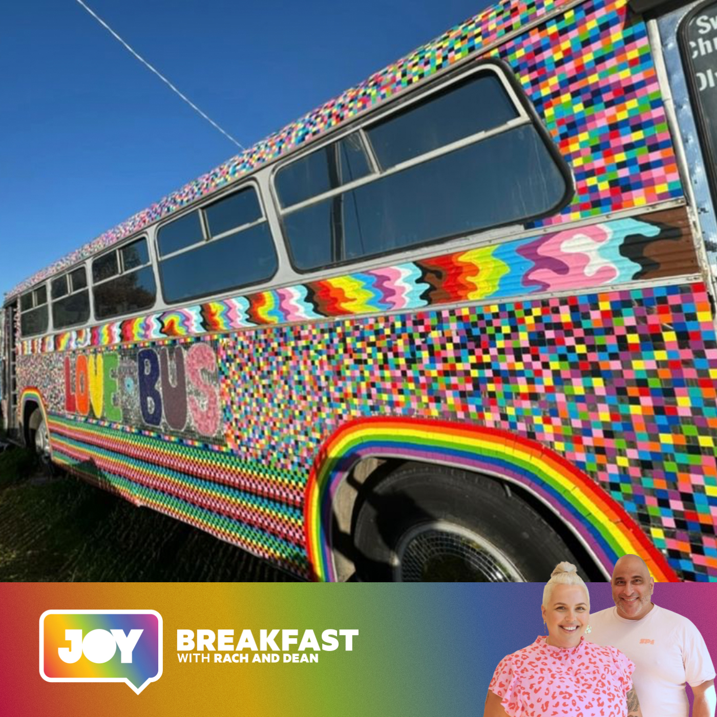 Meet Elmer, Rainbow Bus shielding Phillip Island from Homophobia