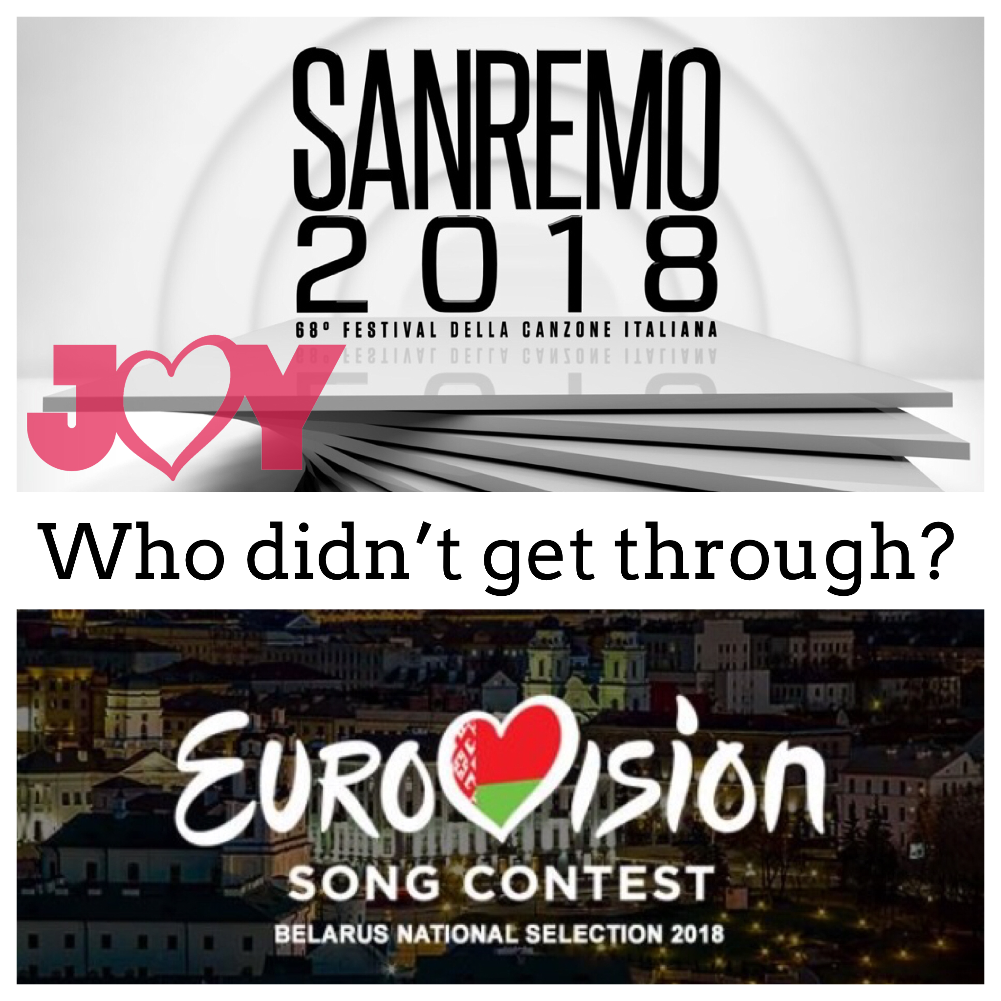 Love the Sanremo Eurofest: Recapping Belarus and Italy