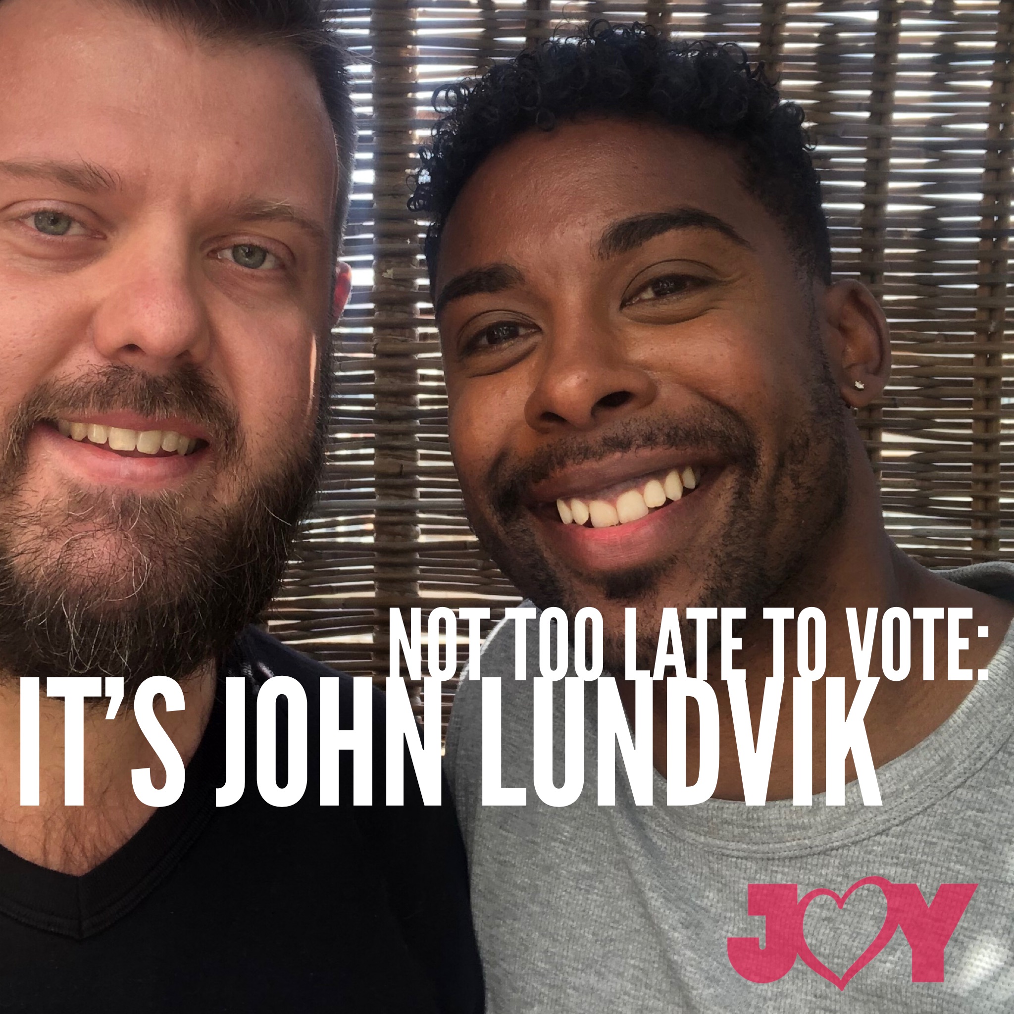 Not too late to vote: It’s John Lundvik