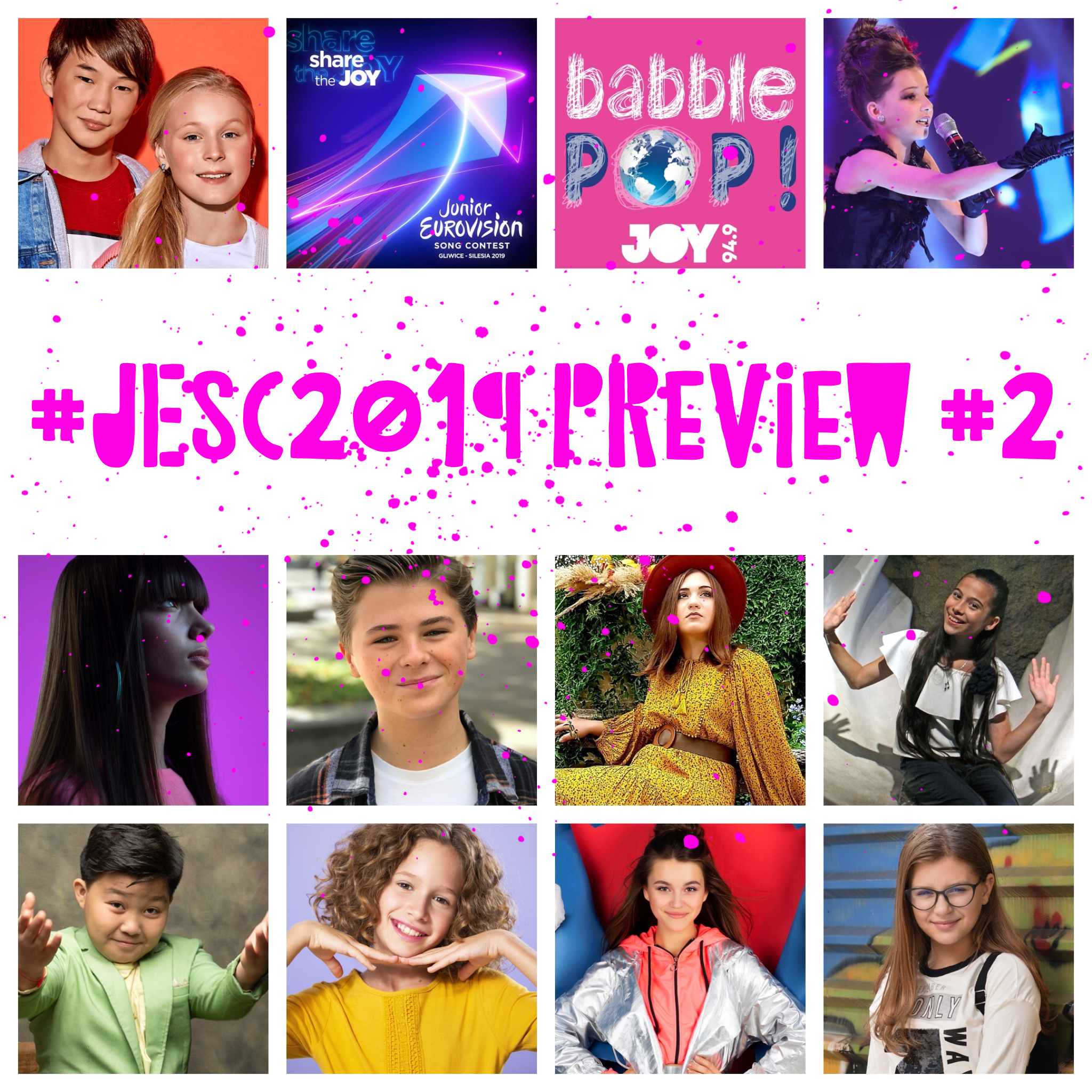 #ShareTheJOY: Previewing Junior Eurovision 2019 (Part 2)