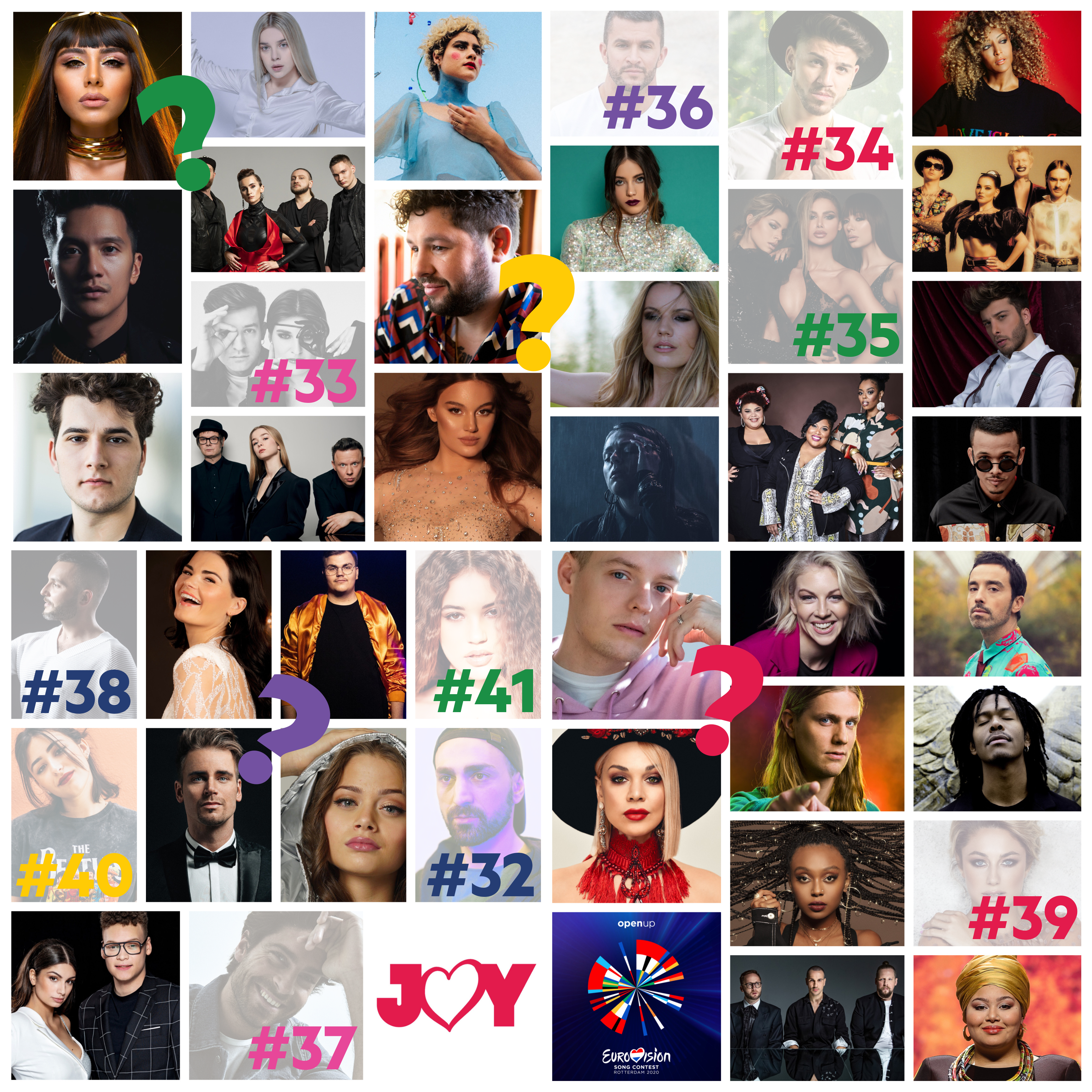 Your votes, your 2020 Eurovision preview show: #31 to #22