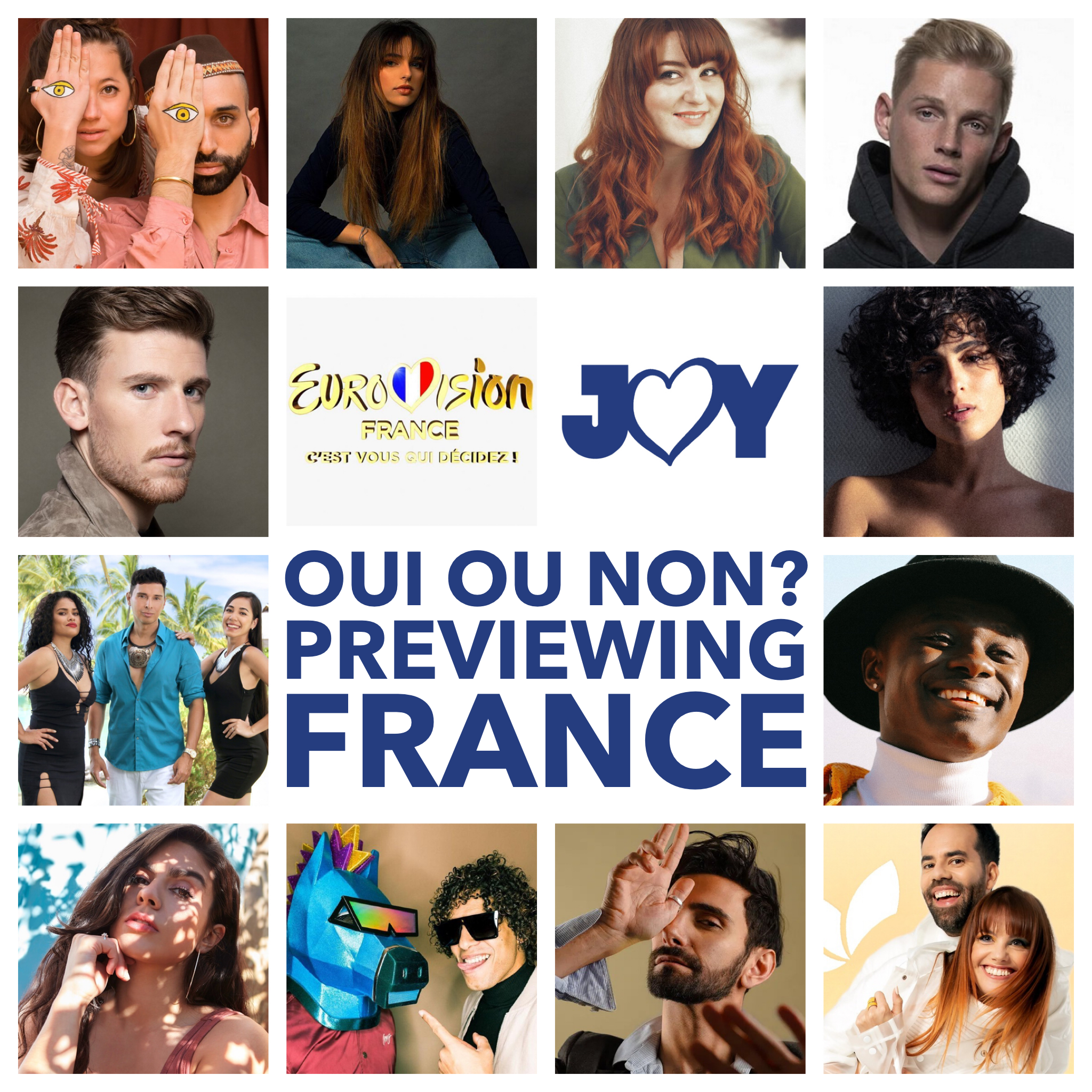 🇫🇷 Oui ou non?: Previewing Eurovision France, c’est vous qui décidez!