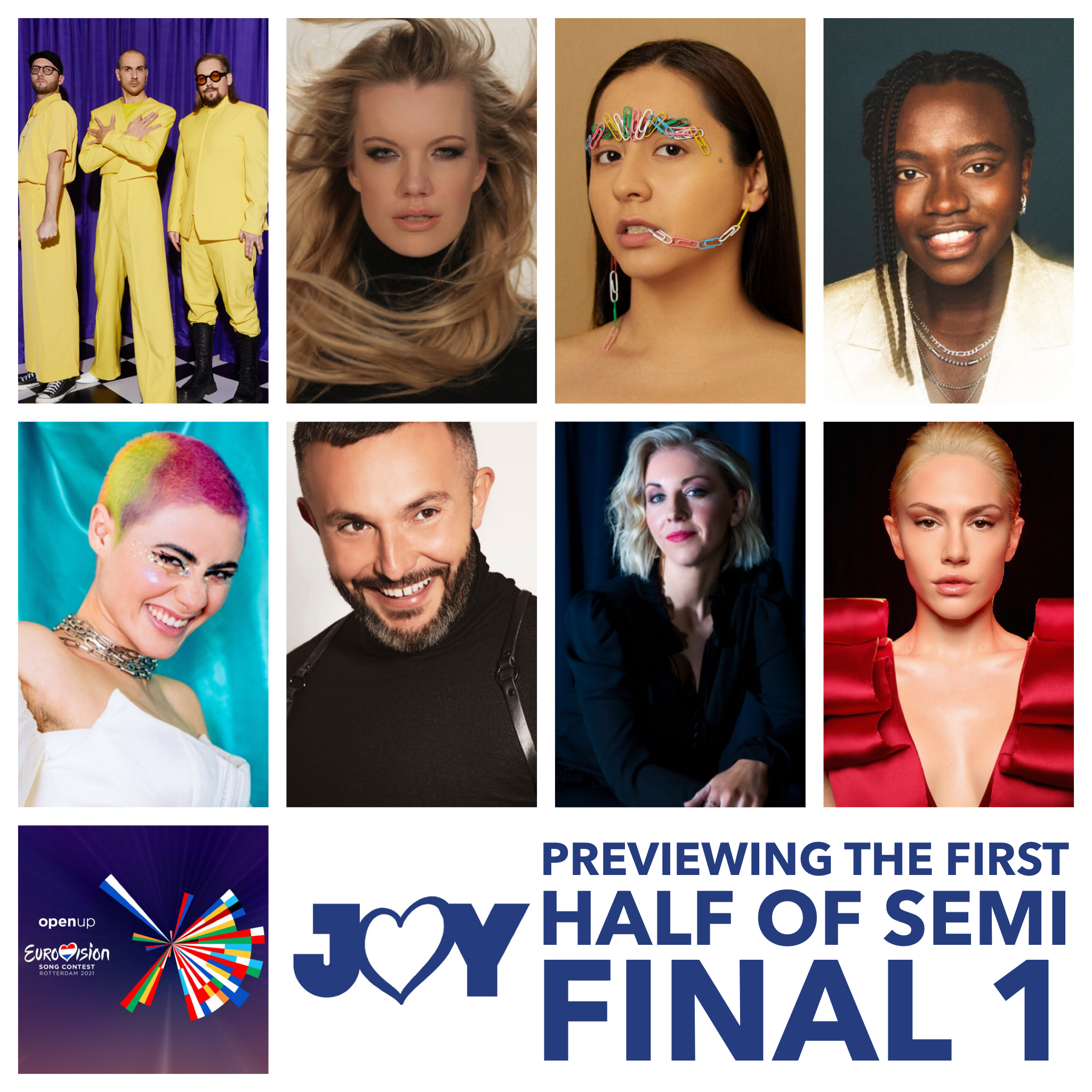 #OpenUp: Previewing the first half of Eurovision 2021 Semi Final 1