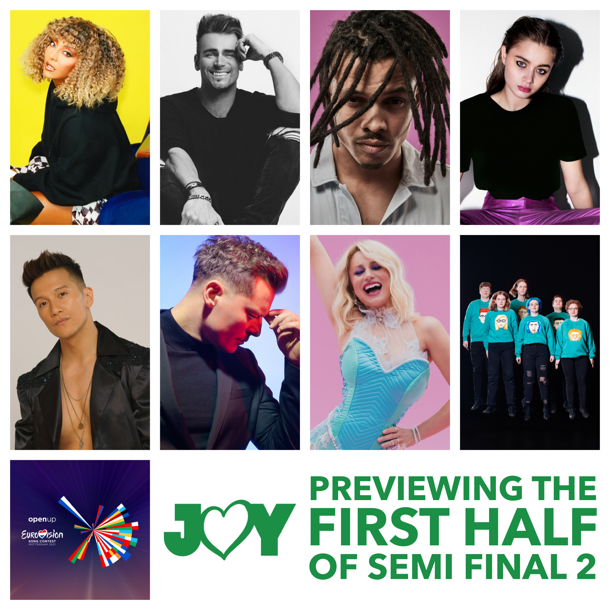 #OpenUp: Previewing the first half of Eurovision 2021 Semi Final 2