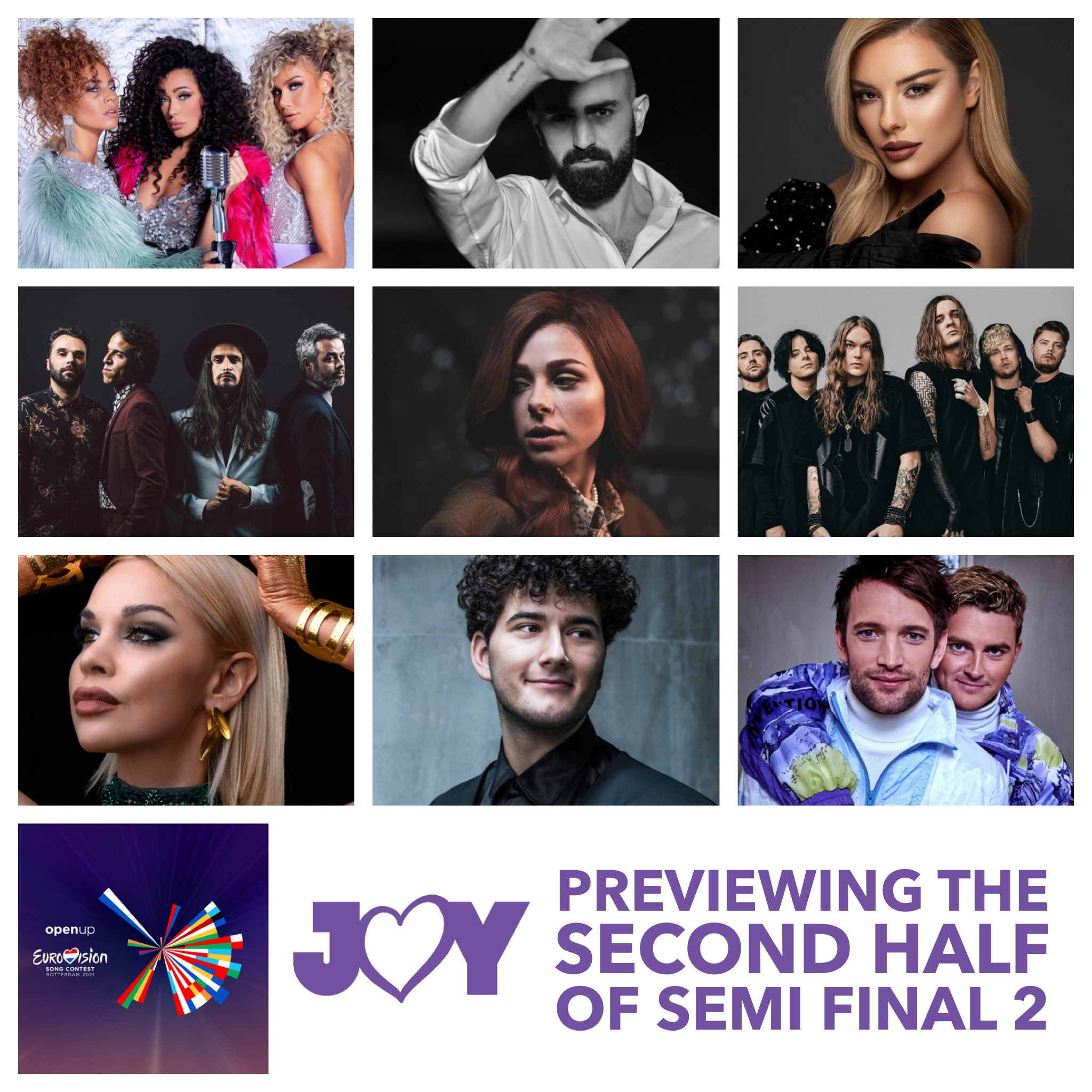 #OpenUp: Previewing the second half of Eurovision 2021 Semi Final 2