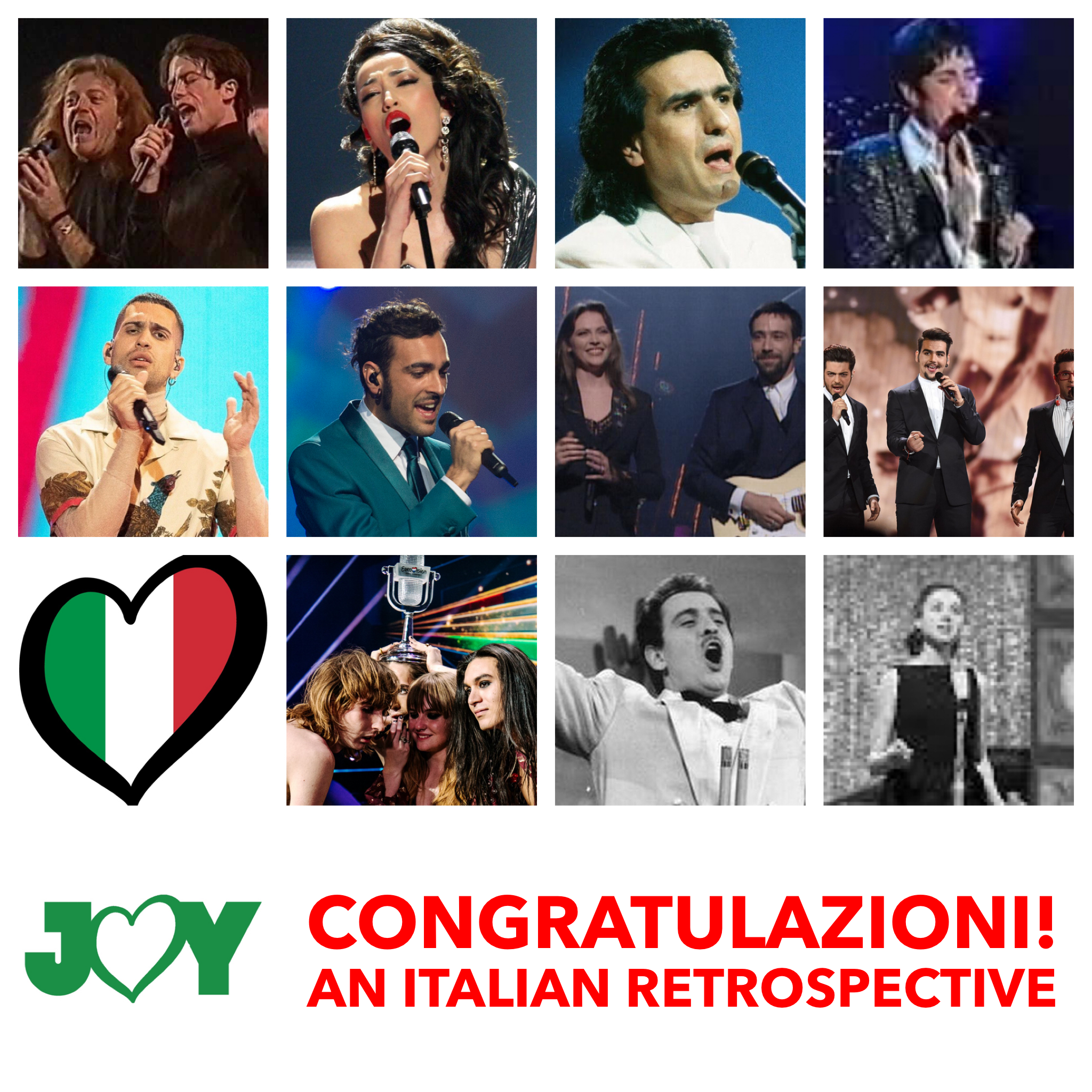 🇮🇹 Congratulazioni! An Italian Eurovision retrospective