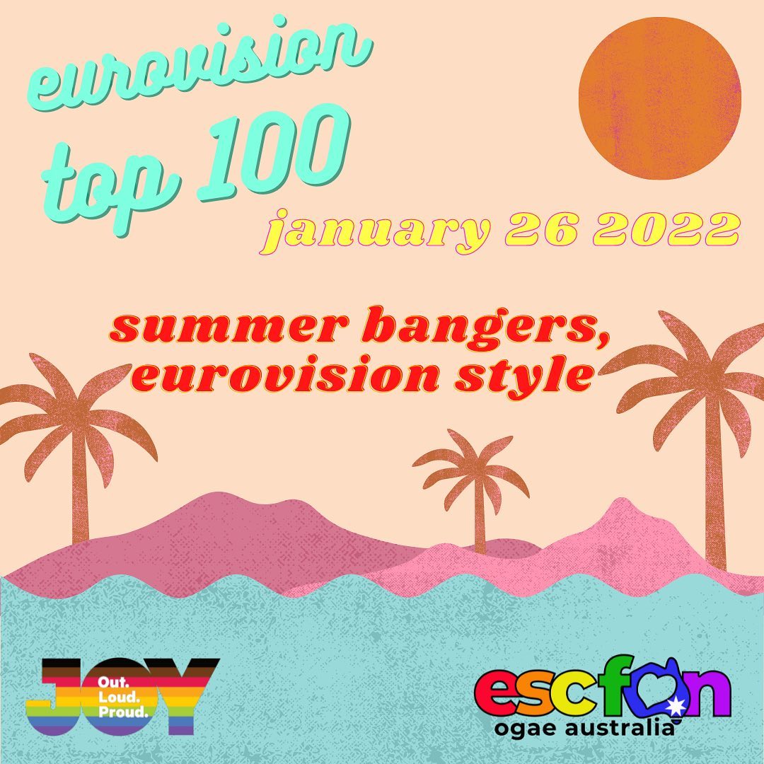 OGAE Australia Eurovision Top 100 2022: #10 – #1