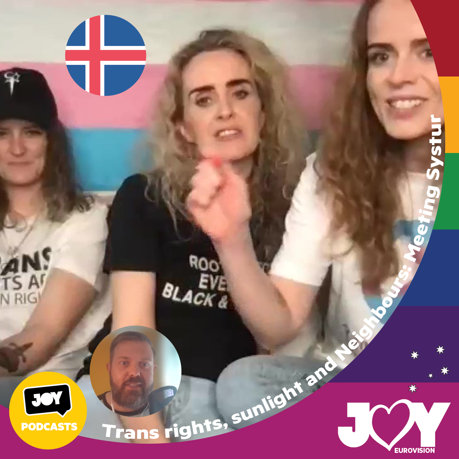 🇮🇸 Trans rights, sunlight and Neighbours: Meeting Systur