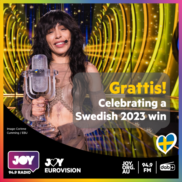 Grattis Celebrating a Swedish Eurovision 2023 win JOY Eurovision