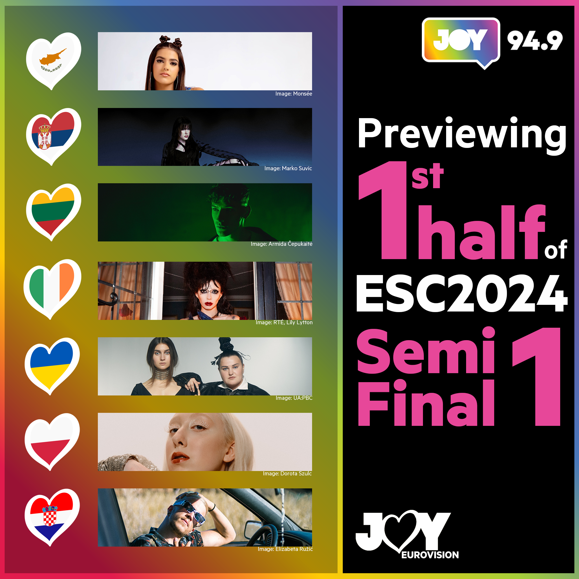 Previewing the first half of Eurovision 2024 Semi Final 1