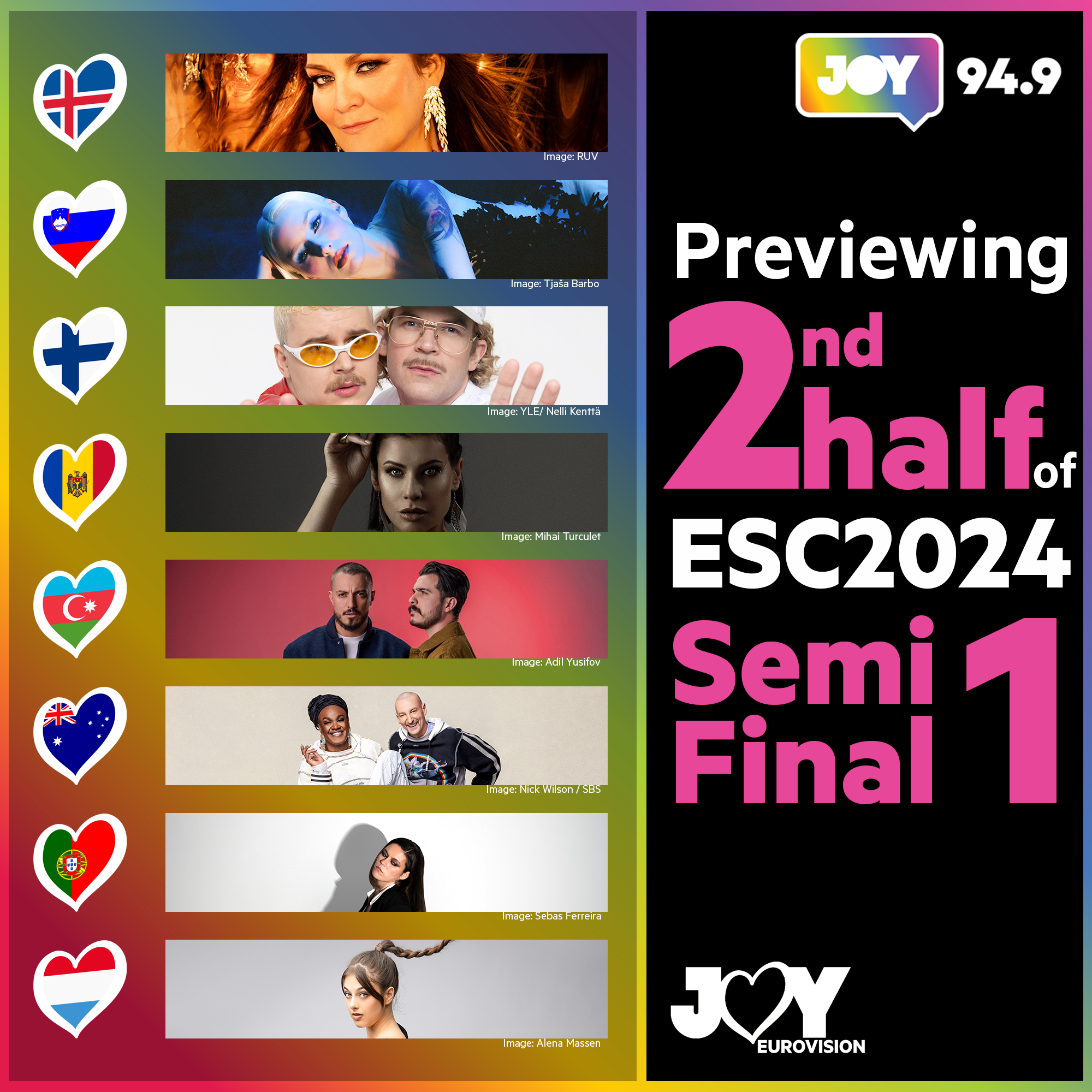Previewing the second half of Eurovision 2024 Semi Final 1