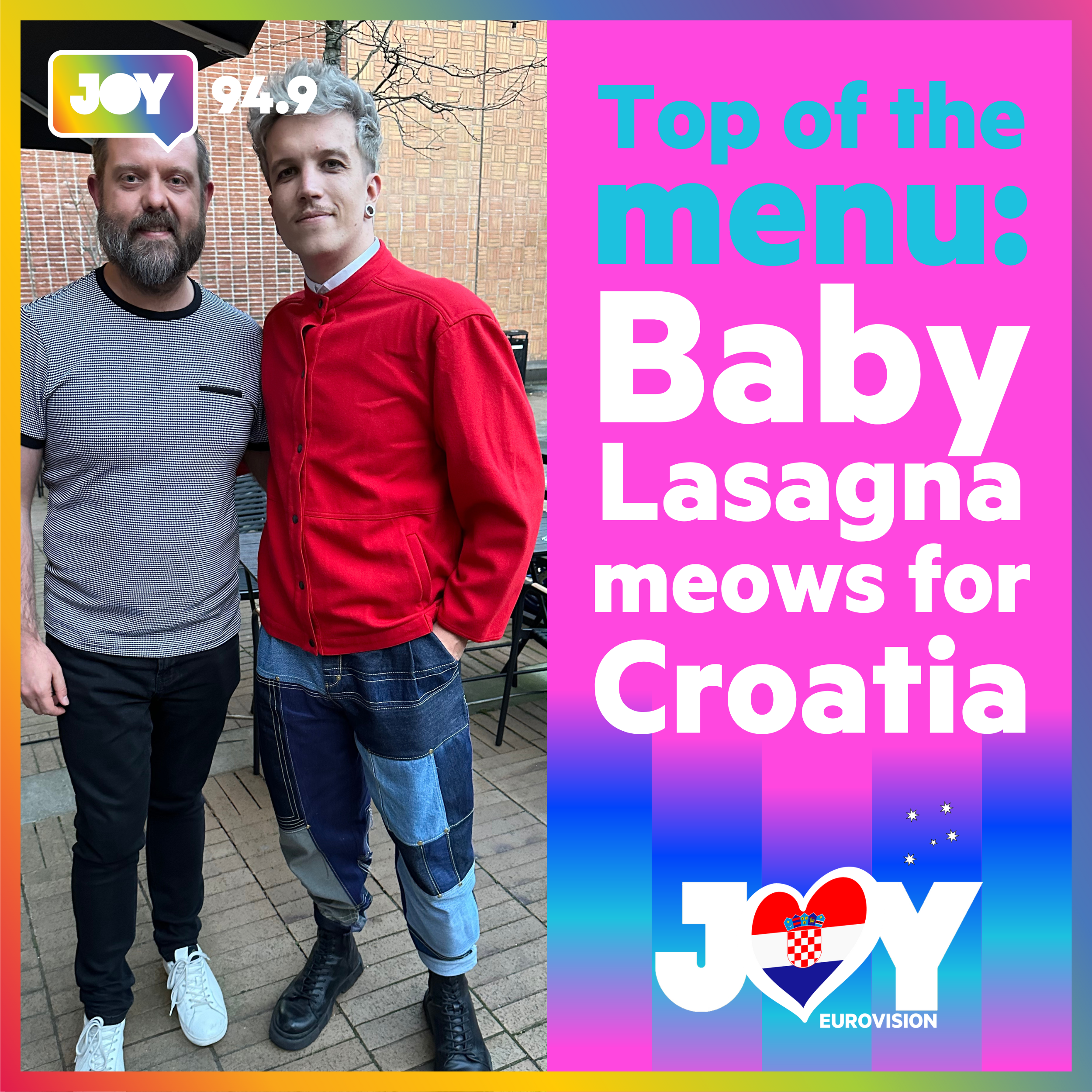 🇭🇷 Top of the menu: Baby Lasagna meows for Croatia