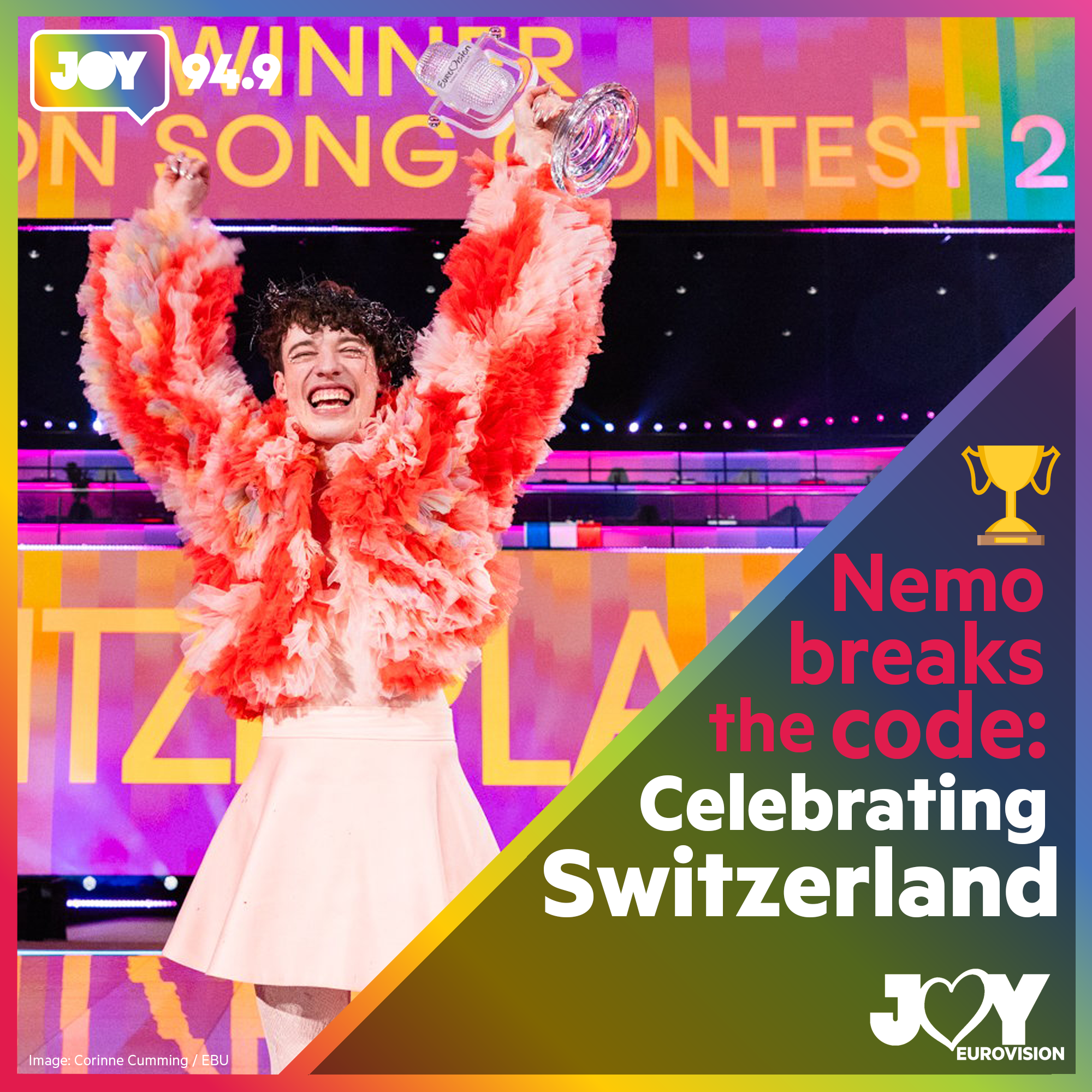 🏆 🇨🇭 Nemo breaks the 2024 Eurovision code: Celebrating Switzerland