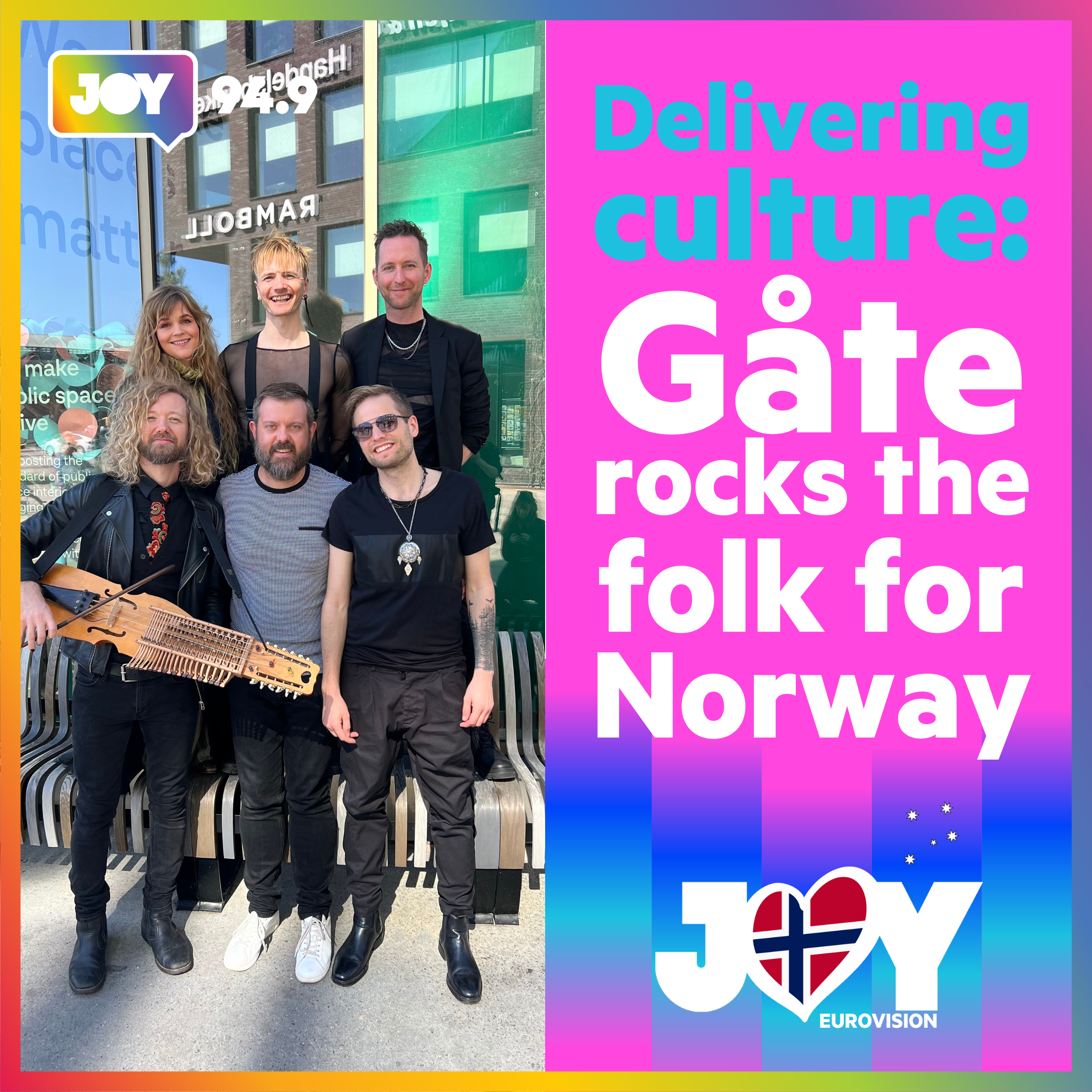 🇳🇴 Delivering culture: Gåte rocks the folk for Norway