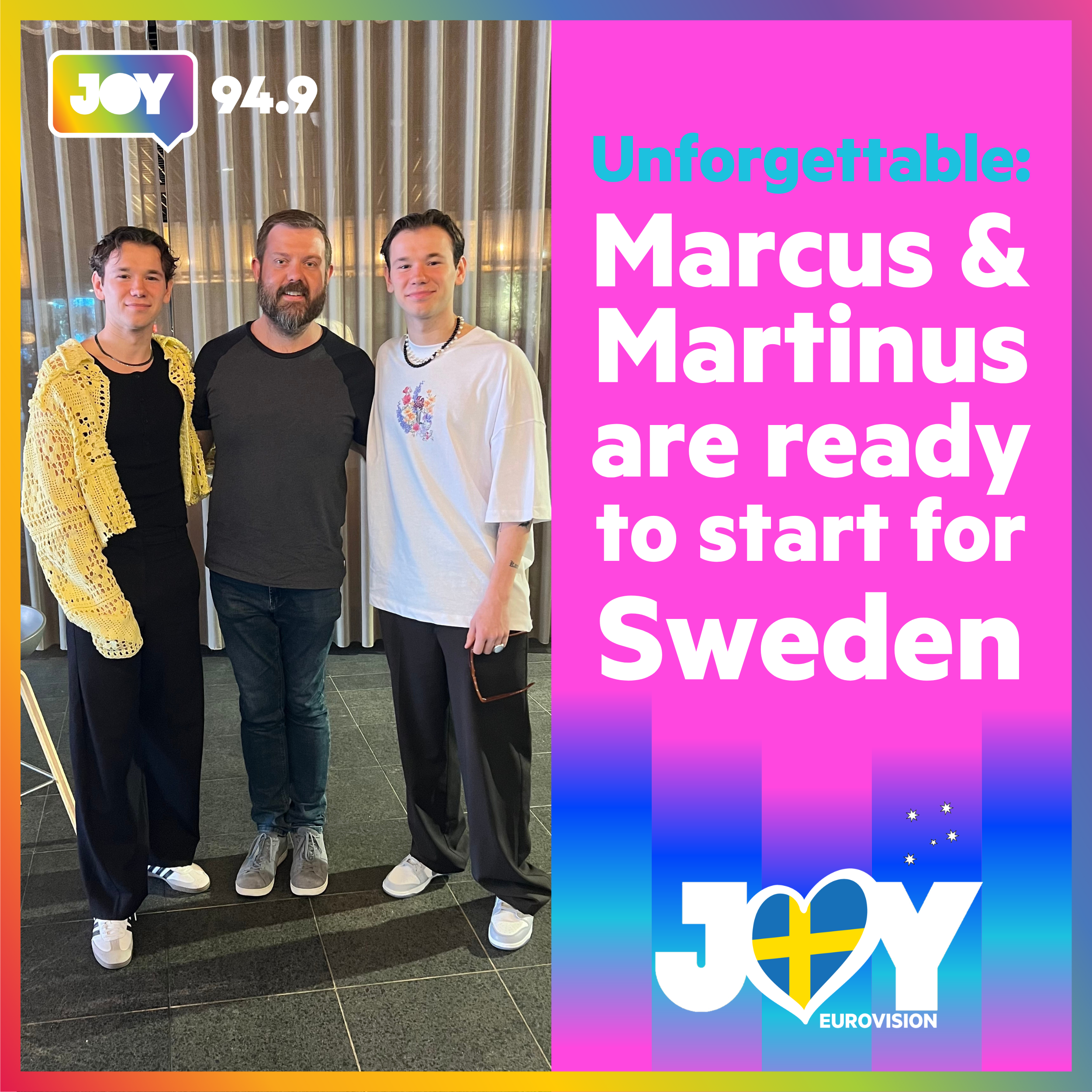 🇸🇪 Unforgettable: Marcus and Martinus are ready to start for Sweden