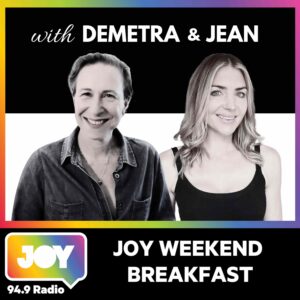 demetra giannakopoulos jean maloney hosts joy weekend breakfast radio show