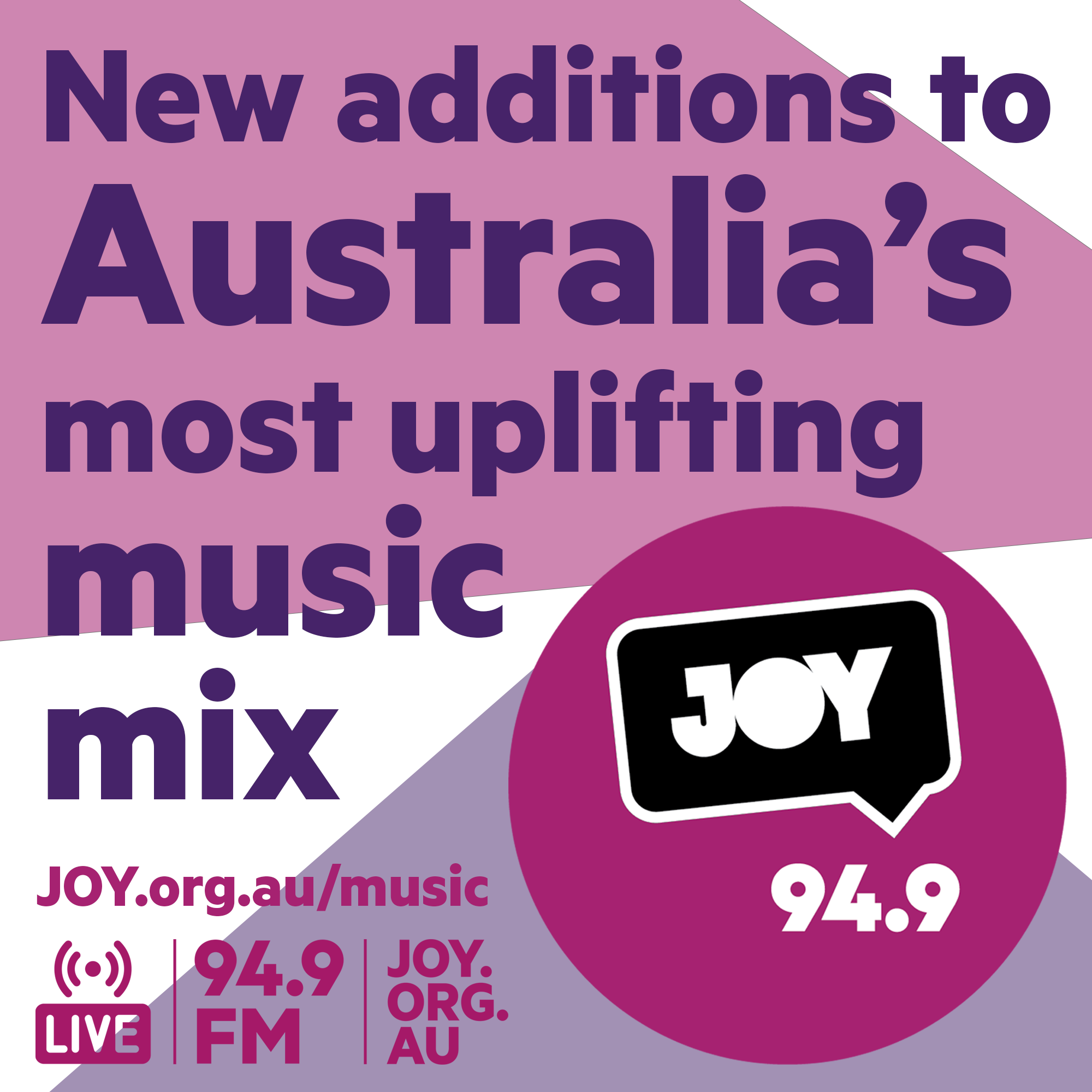The newest songs to Australia’s most uplifting music mix: 9 March 2022