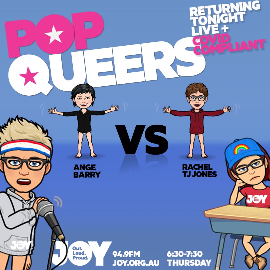 Pop Queers: Ep 31: Ange Barry vs Rachel Tyler Jones