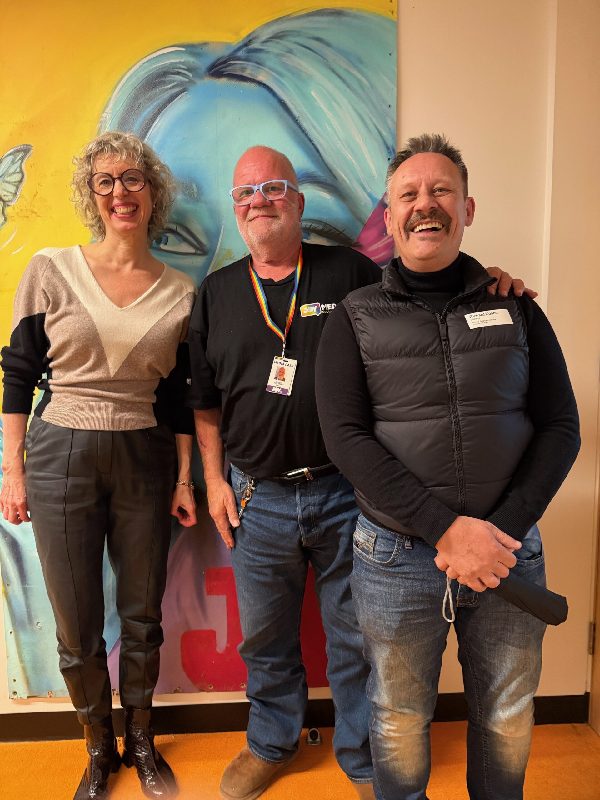 Saturday 17th, May, 2025: Richard Keane – CEO, Living Positive Victoria & Nina Taylor-ALP, State Member, Albert Park