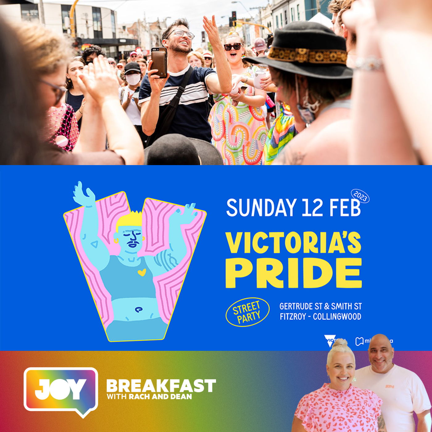 Victoria’s Pride Street Party, 1 km of inclusion & celebration