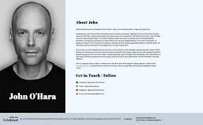 John O’Hara talks to David Hunt about Arts and being an Actor in Australia.