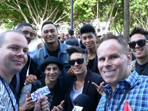 Interviewing the members of Justice Crew