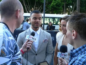 With Guy Sebastian and his wife Jules