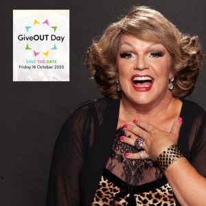 Dolly Diamond, ambassador for GiveOUT Day 2020