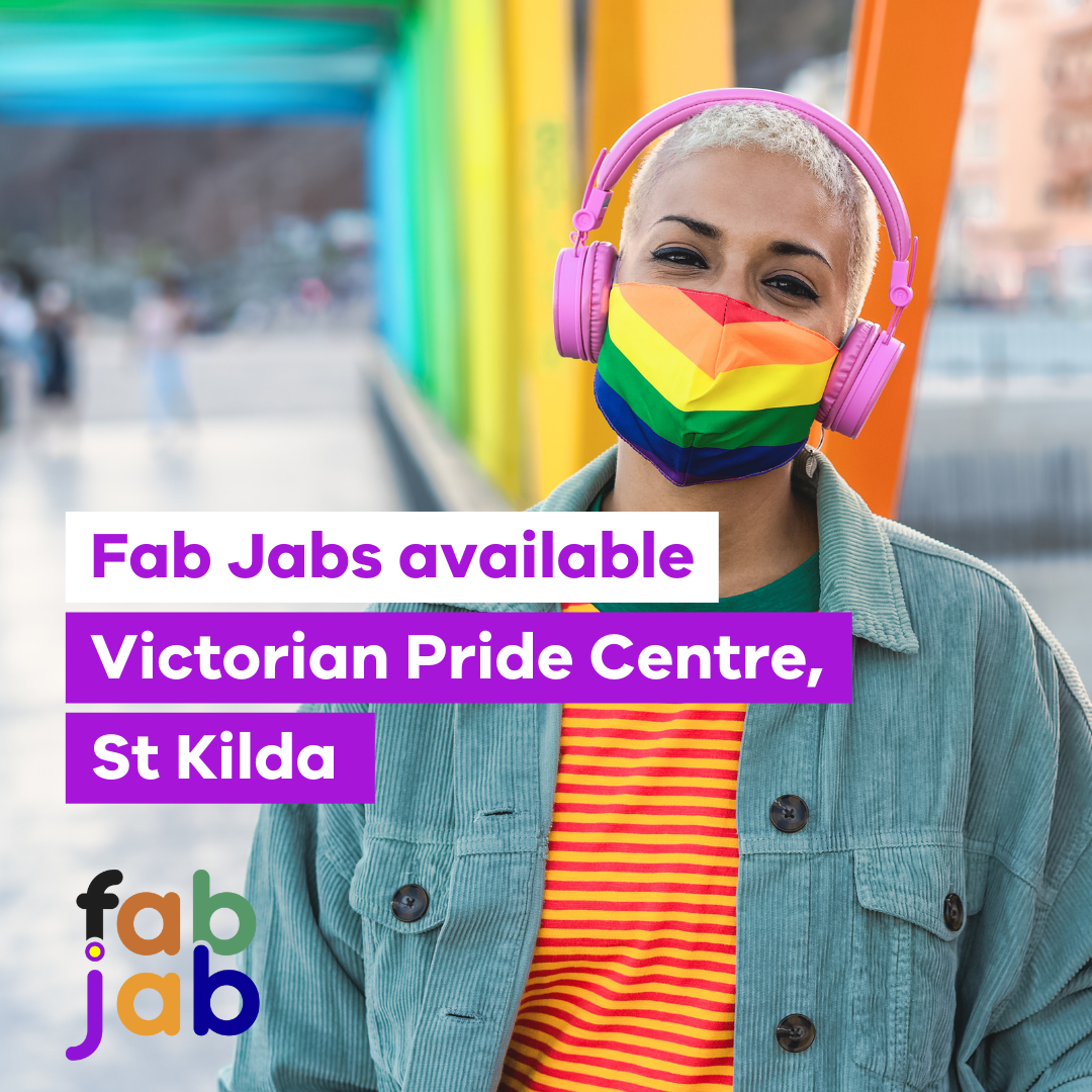 Get Vaccinated at the Victorian Pride Centre – Star Health and Thorne Harbour Health